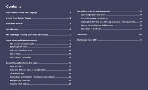 Captivating Colour Table of Contents